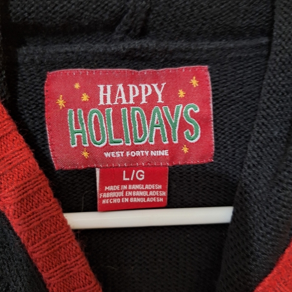 West 49 Jesus Life Of The Party Birthday Hooded Christmas Sweater - Picture 4 of 6